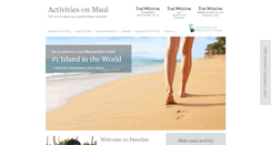 Desktop Screenshot of mauiactivityplanner.com